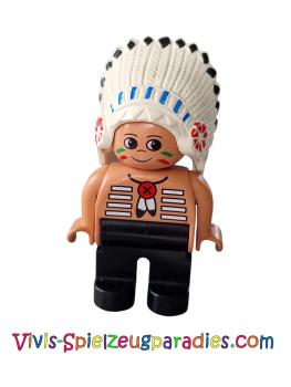 Lego Duplo Man Indian Chief (4555pb257)